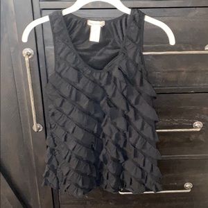 One Clothing ruffle tank size large